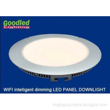 Remote Control Dimmable Round LED Panel Downlight 13W 850LM